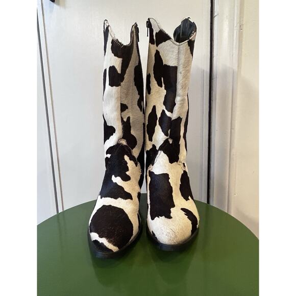 Durango Tooled Cowhide Pony Calf Hair On Hide Cowgirl Cowboy Boots 7.5 RD 1818 - Picture 12 of 16